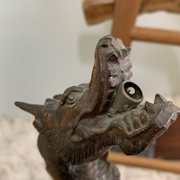 RONY Dragon Electric Table Gas Lighter Made In Japan Vintage Non Working - Picture 13 of 17